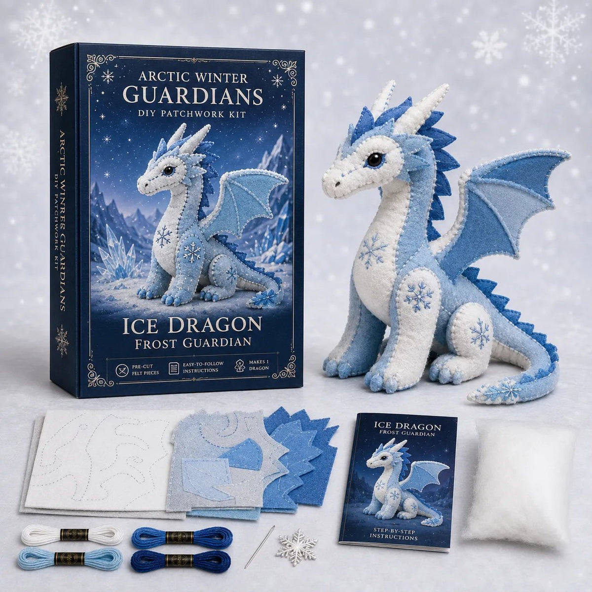 🔥LAST DAY 50% OFF - ❄️Arctic Winter Guardians DIY Patchwork Kit✨🏆