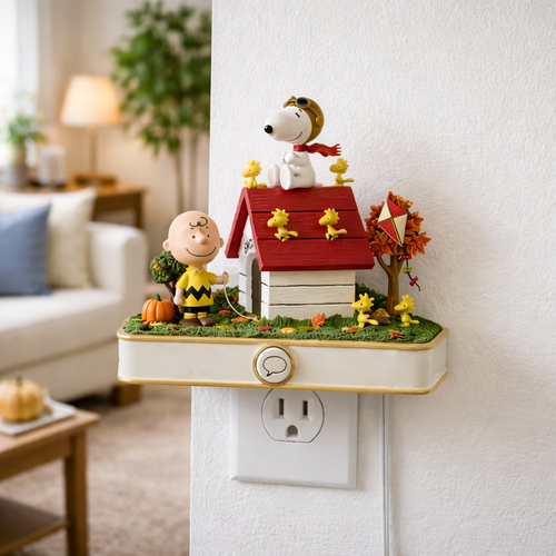Peanuts Collectible Night Light🐶👧