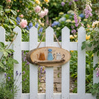 🐱🌊Handmade Sea Glass Cat Wall Hanging🌿