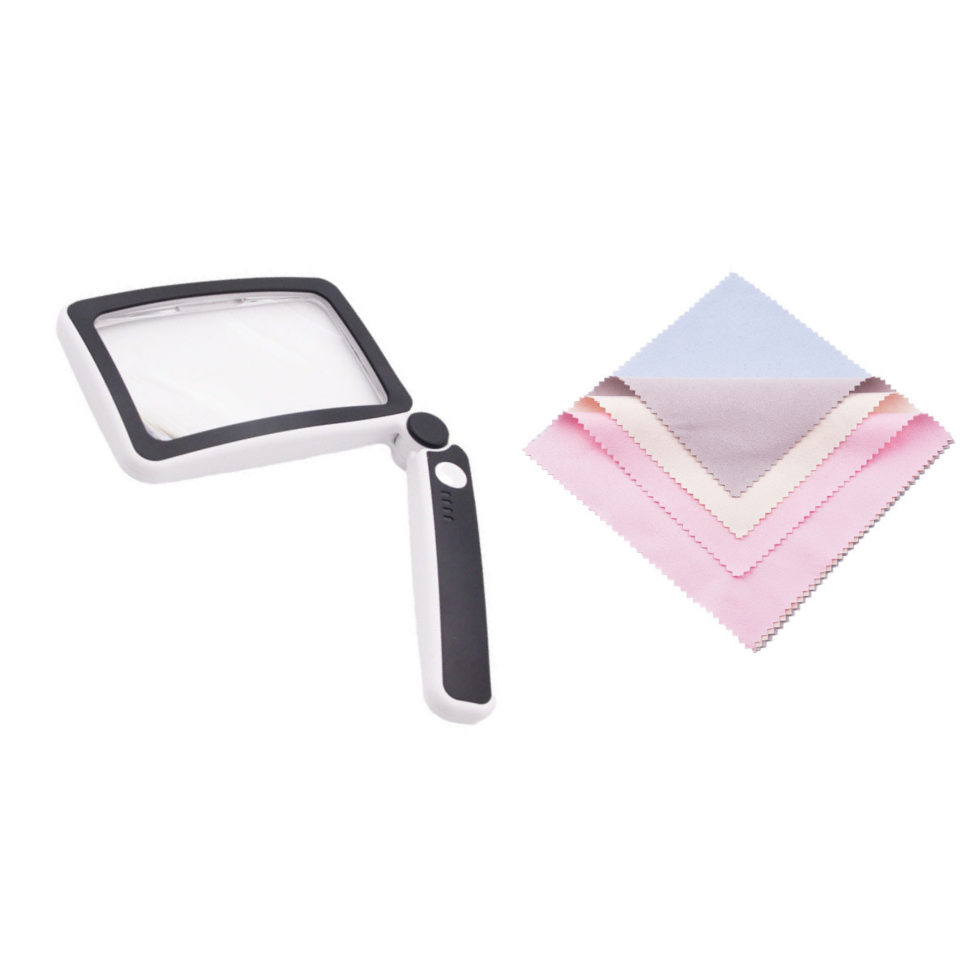 🔍💡📖✨Foldable, Handheld Reading Magnifier with Illumination 🔥