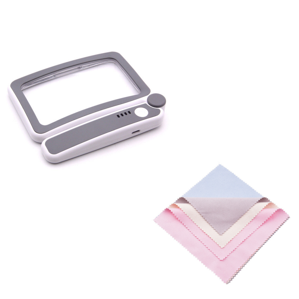 🔍💡📖✨Foldable, Handheld Reading Magnifier with Illumination 🔥