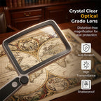 🔍💡📖✨Foldable, Handheld Reading Magnifier with Illumination 🔥